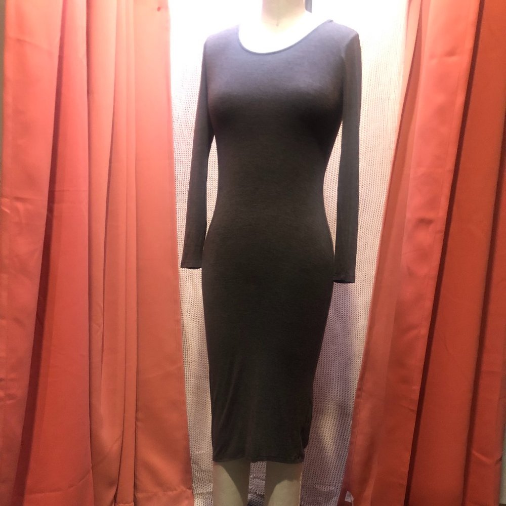 Olive Oak Gray Bodycon dress